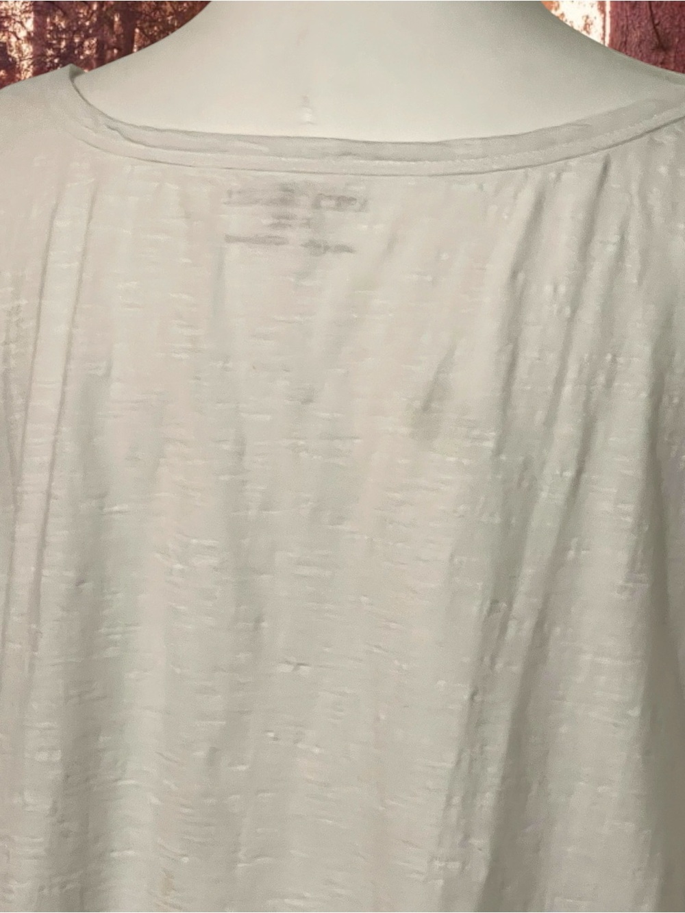 April Cornell Owl in the Woods Graphic Scoop Neck Tee Cream Cottagecore XL/XXL - Picture 7 of 12